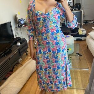 NWT Faithful the Brand Mathilde Midi dress